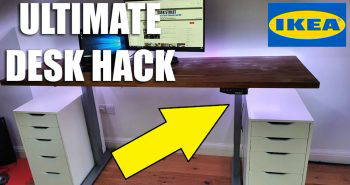 ikea desk hack