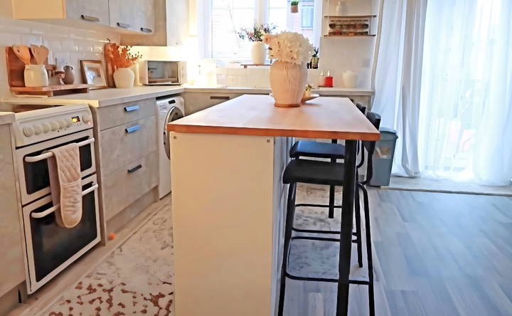 ikea kallax kitchen island hack