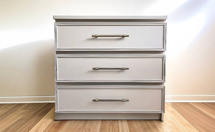 ikea malm dresser transformation