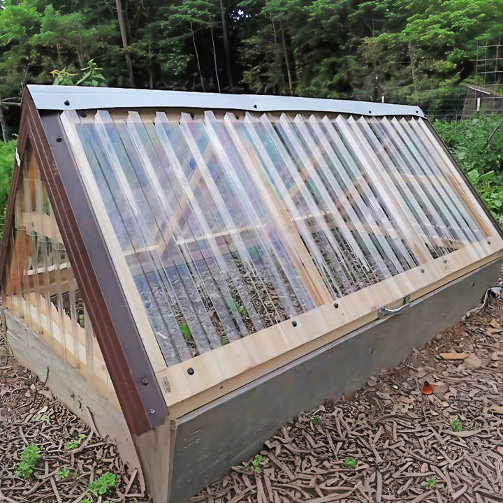 inexpensive diy cold frame