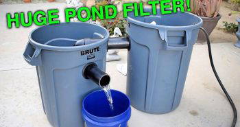 inexpensive diy pond filter