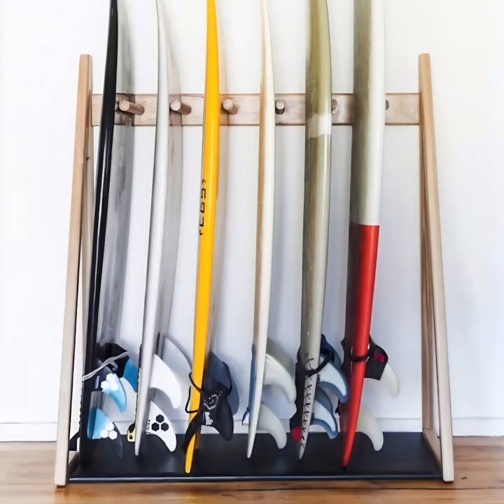 inexpensive diy surfboard rack