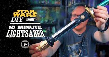 inexpensive homemade lightsaber