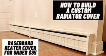 make baseboard heater covers