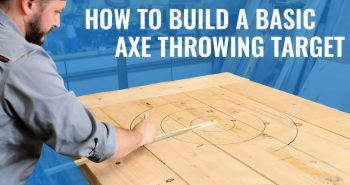 make your own axe throwing target