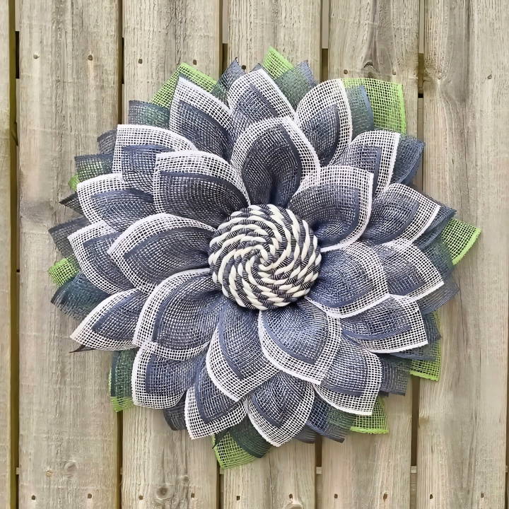 make your own flower wreath