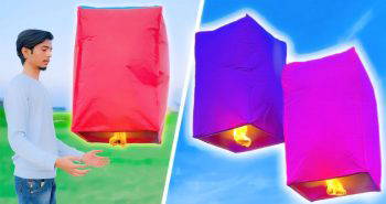 make your own sky lantern