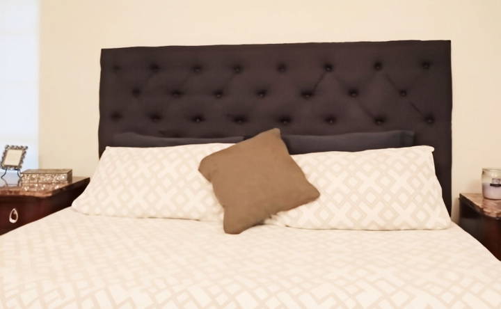 make your own tufted headboard