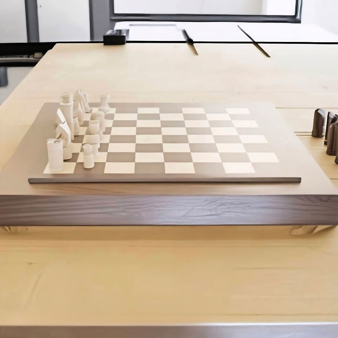 making a chess board and all of its pieces