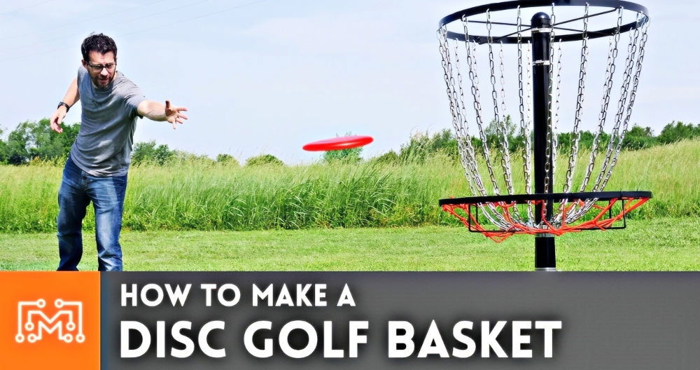 Homemade DIY Disc Golf Basket