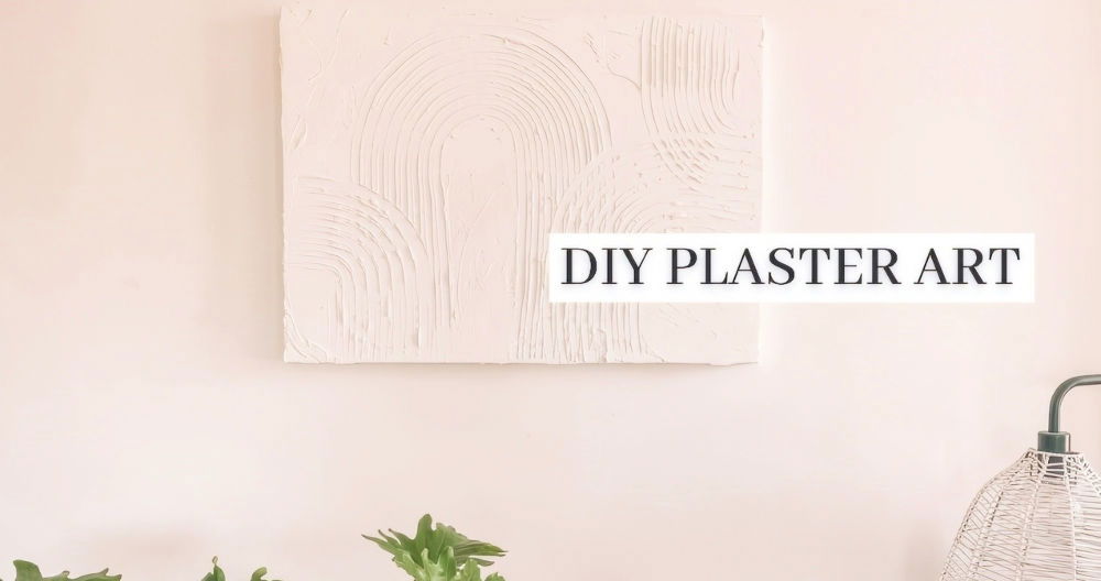 DIY Plaster Art for Home Decor
