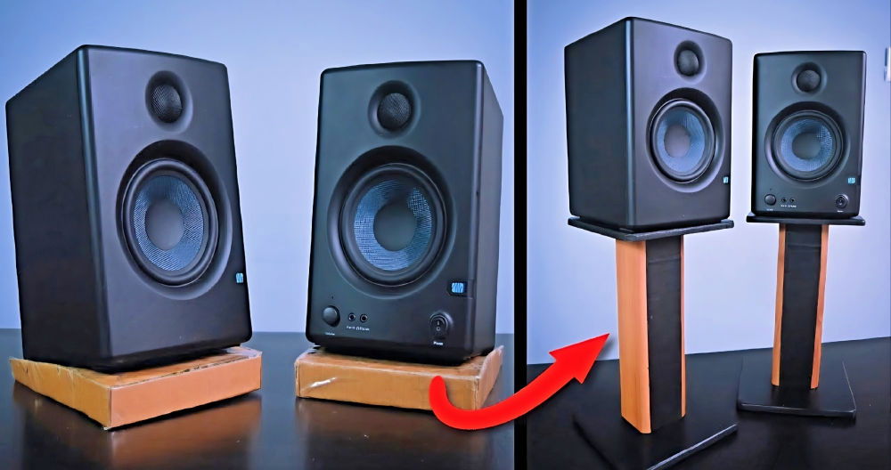 DIY Speaker Stands To Elevate Your Sound Experience