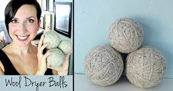 making your own dryer balls