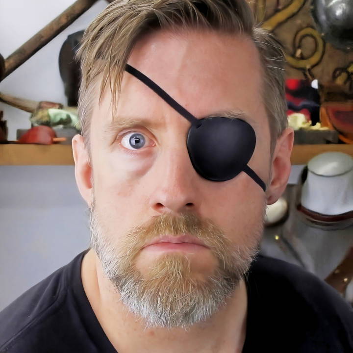 making your own eye patch