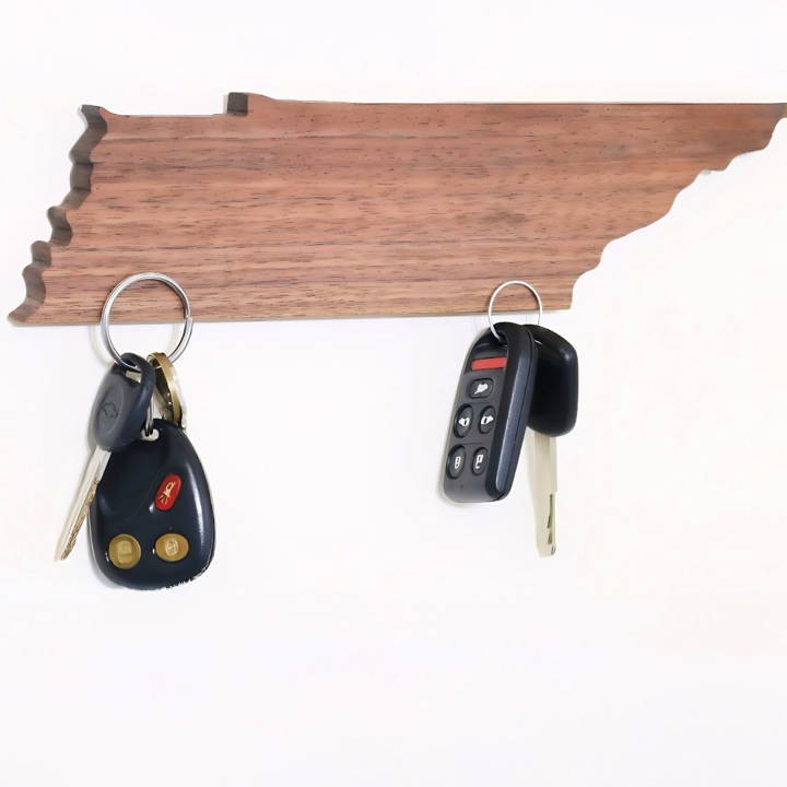 making your own magnetic key holder