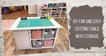 quick and easy diy craft table