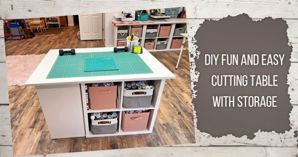 quick and easy diy craft table