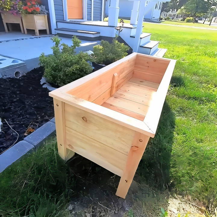 simple diy cedar planter box