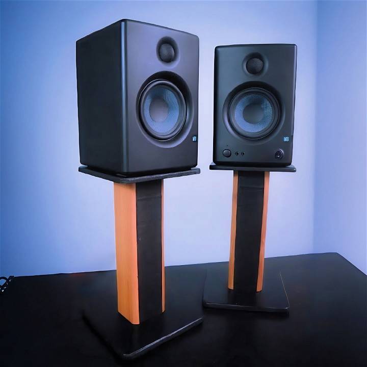 stunning diy speaker stand