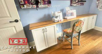 ultimate diy wooden sewing table