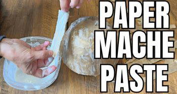 useful diy paper mache paste