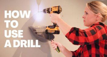 best way to use an electric drill