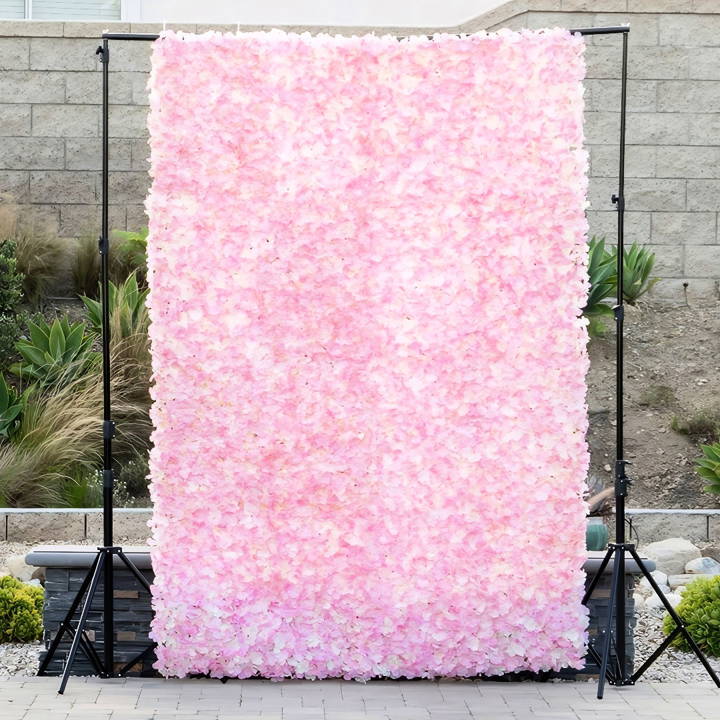 cool diy flower wall backdrop