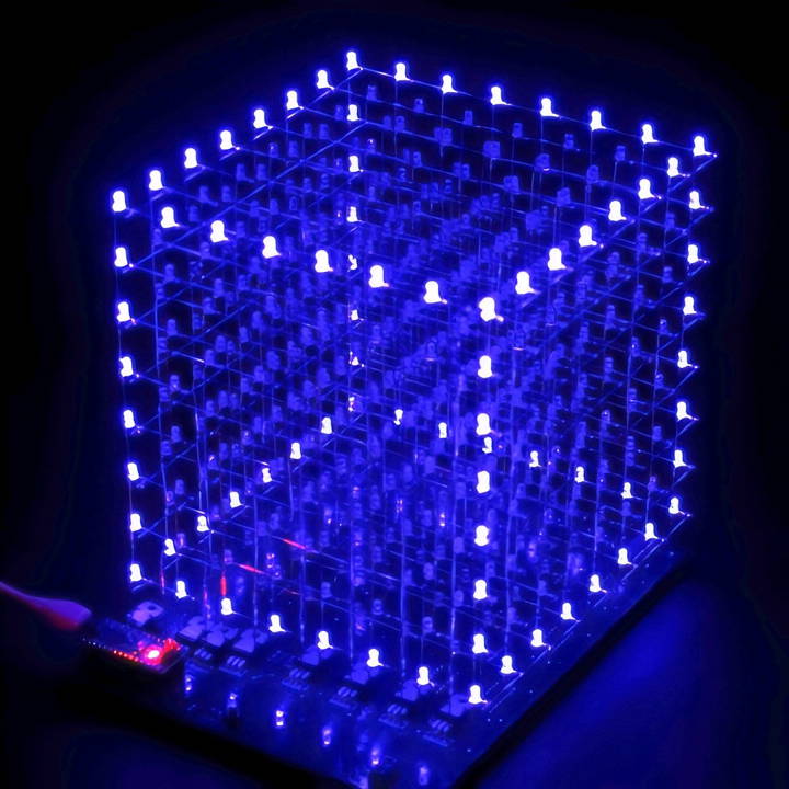 how to make an 8x8x8 led cube