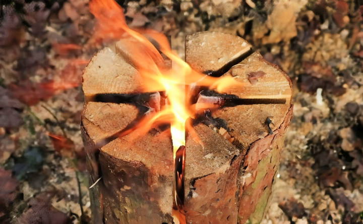 quick and easy diy swedish torch