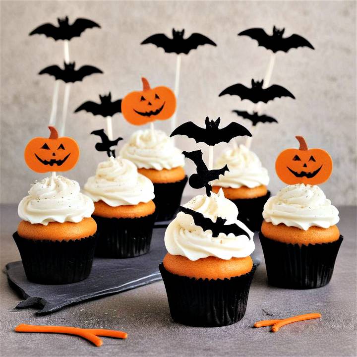 Halloween cup cake toppers