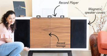 building a wooden record player stand