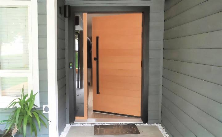 building an exterior entryway door