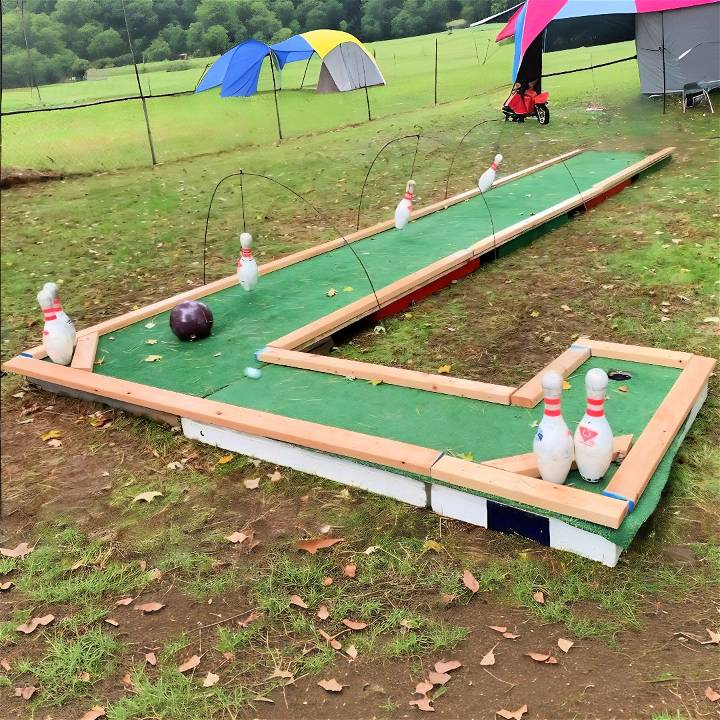 how to build a mini golf course