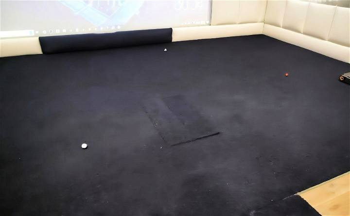 how to make a golf hitting mat