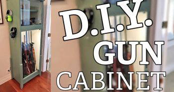 how to make a gun cabinet