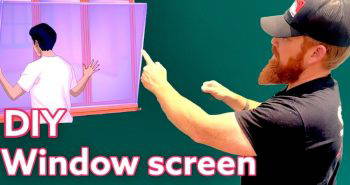 make your own window screen