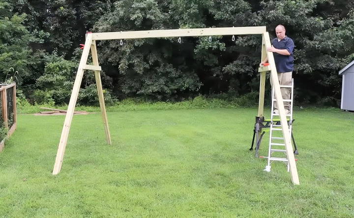 assembling the swing set