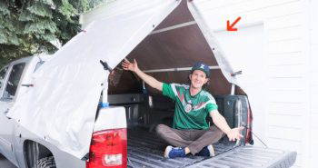 beginner guide to making a truck bed tent