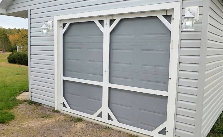 best way to build a garage screen door