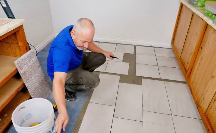 best way to install floor tile on concrete