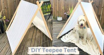 best way to make a teepee tent