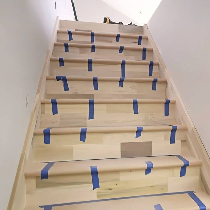 budget friendly diy stair treads