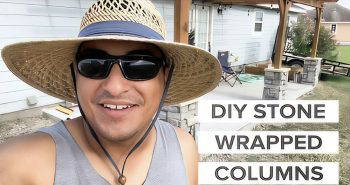 build a stone column wrap