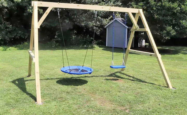 building a frame swing set from scratch