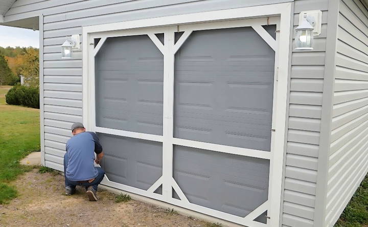 building a garage screen door