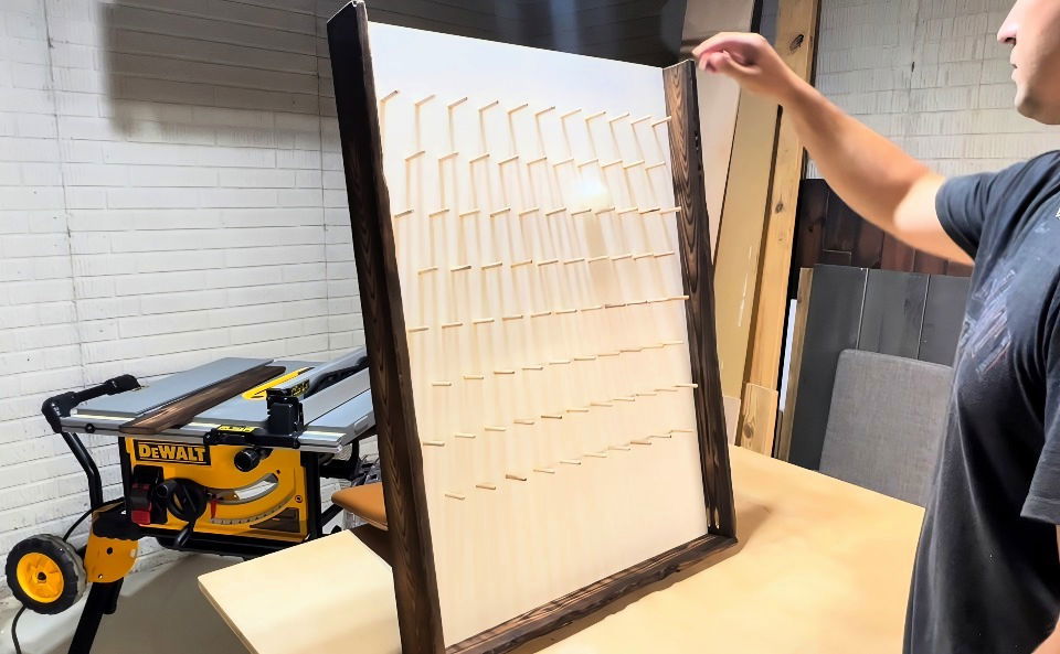 building a plinko board