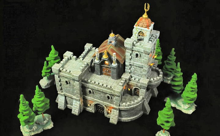 cool handmade foam castle