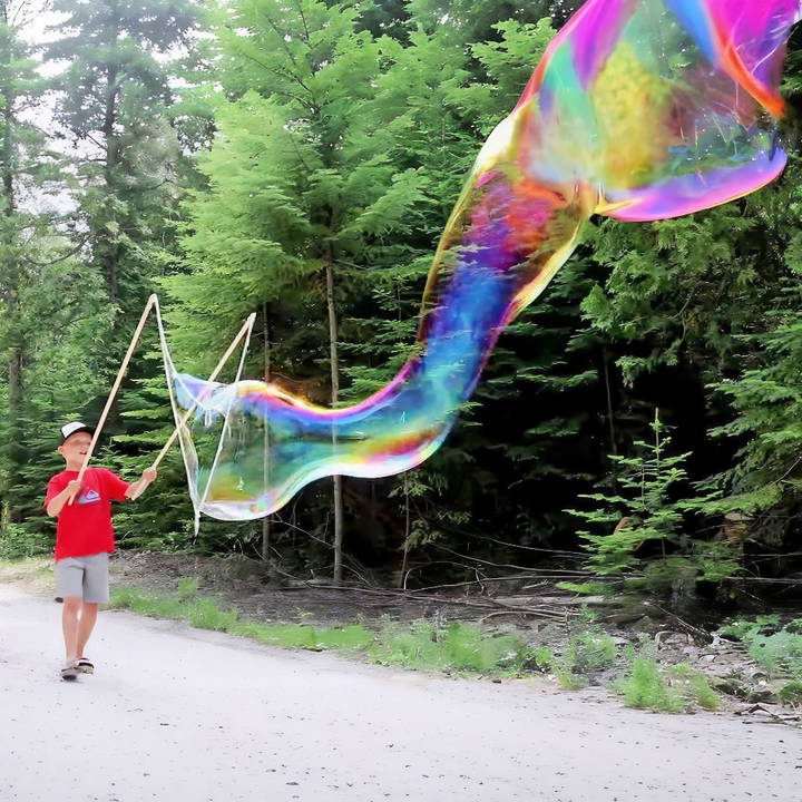 diy giant bubble wand for beginners