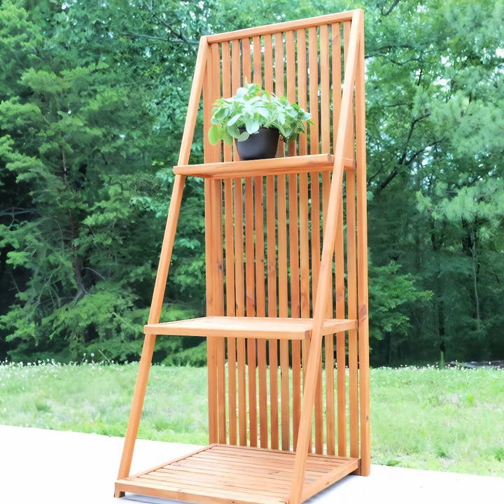 easy diy outdoor plant stand