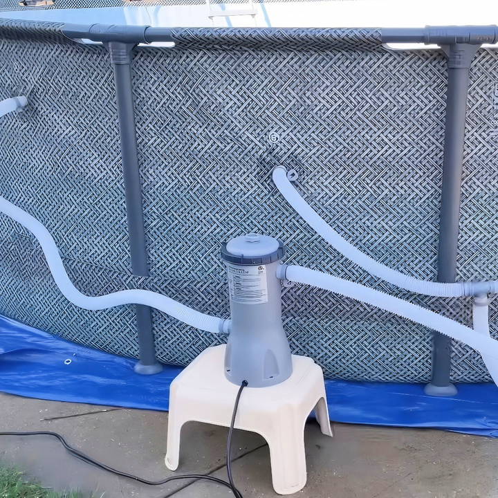 easy diy pool filter setup